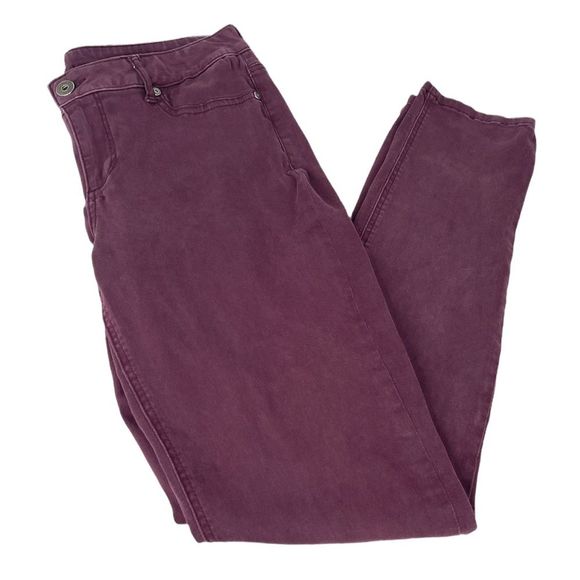 Maurices Denim - Maurices Skinny Jeans Burgundy Size Large
